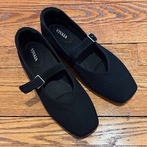 VIVAIA Black Mary Jane Flats